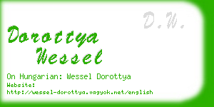 dorottya wessel business card